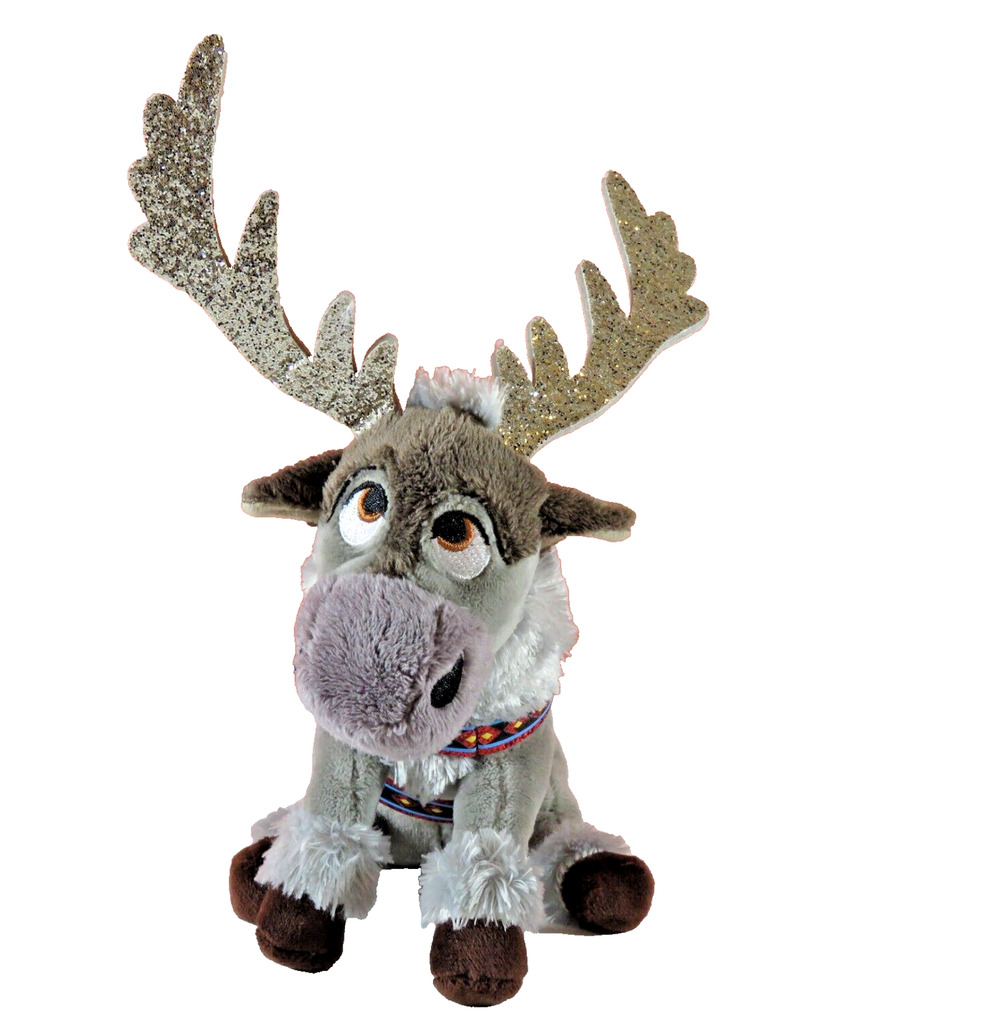 Disney Frozen Sparkle Sven Reindeer Plush Small 7 Inches Tall 2019 TY Stuffie